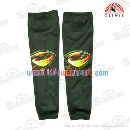custom sublimated men hockey socks for European